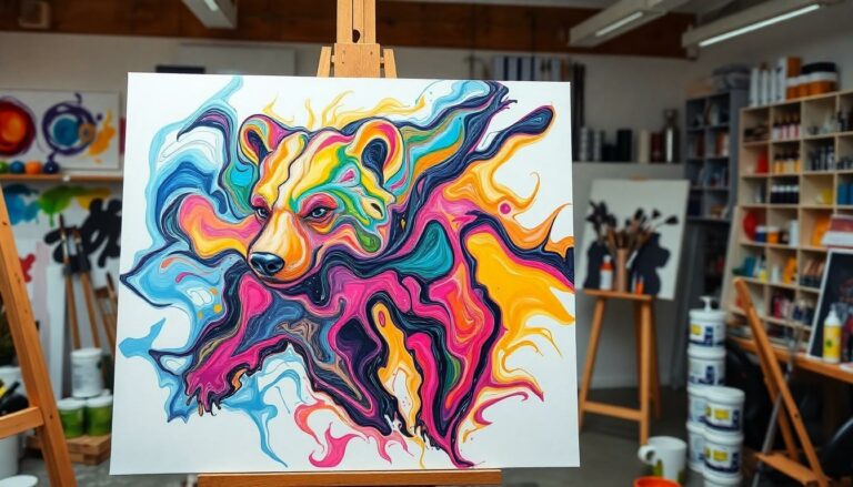 Fluid Bear Painting Near Me